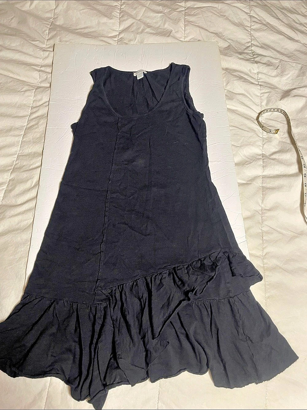Sundance Cotton Mini Dress in Black Size Small
